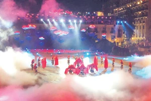 A large-scale live performance art programme in Sa Pa. (Photo: LU MAI)