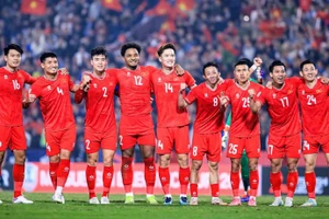 The Viet Nam men’s national football team improves its position in the FIFA rankings. (VFF)