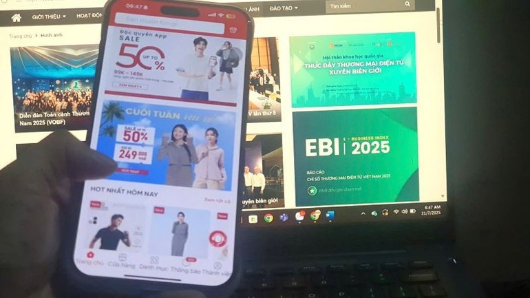 E-commerce continues to be an effective retail channel in the current period. (Photo: HNV) 29-7-bl3.jpg