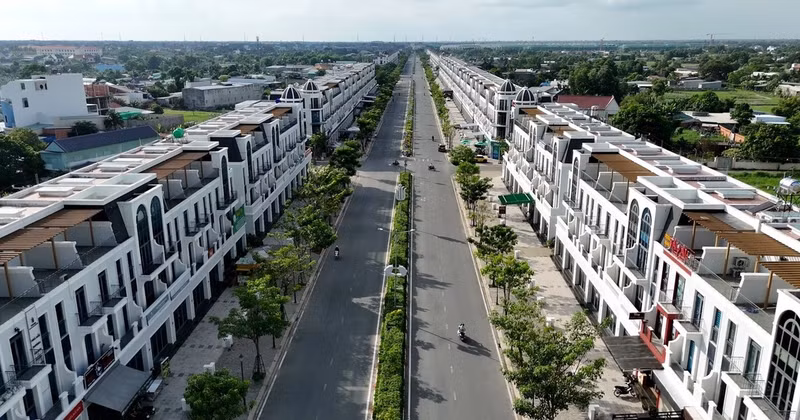 Tay Ninh new urban area.