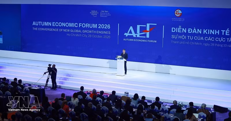 A high-level plenary session of the Autumn Economic Forum 2026 in Ho Chi Minh City on October 28. (Photo: VNA) 