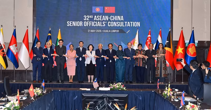 Senior Officials of ASEAN member states and China met on May 21 in Kuala Lumpur for the 32nd ASEAN-China Senior Officials’ Consultation (ACSOC) (Photo: Ministry of Foreign Affairs)