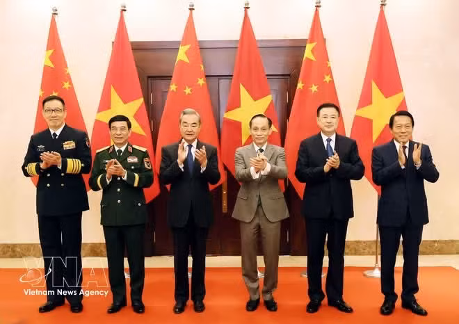 Viet Nam and China hold the first ministerial-level Strategic Dialogue among their foreign affairs, defence and public security ministries, known as the “3+3 Dialogue,” in Hanoi on March 16, 2026. (Photo: VNA)