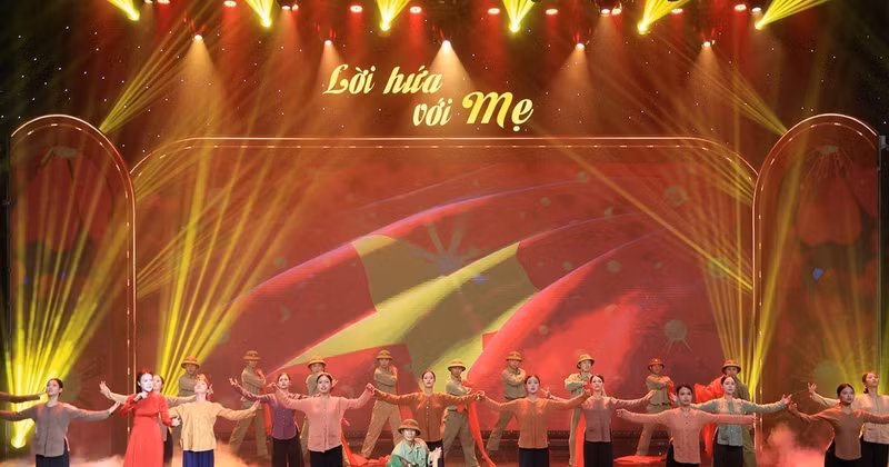 An art performance at the programme. 
