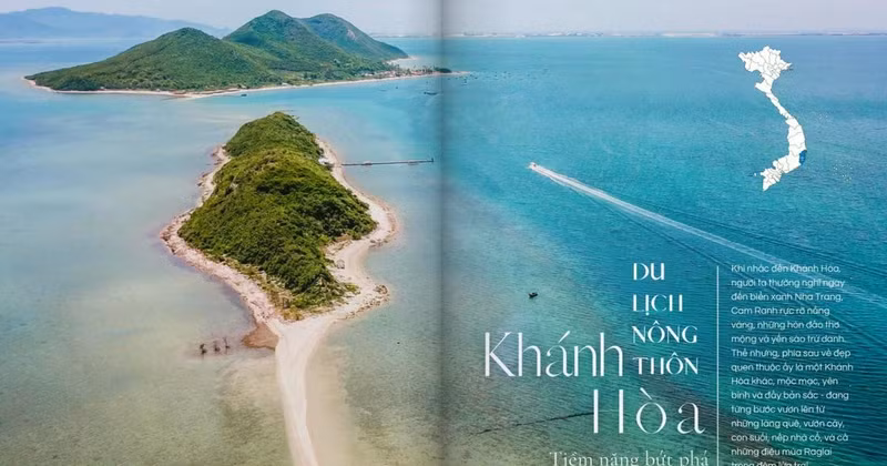 A rustic, peaceful, and culturally rich Khanh Hoa Province is featured in the e-brochure “Rural Tourism” by the Tourism Information Centre under the Viet Nam National Authority of Tourism. (Screenshot)
