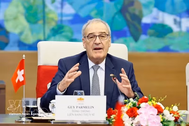 Swiss President Guy Parmelin (Photo: VNA) 