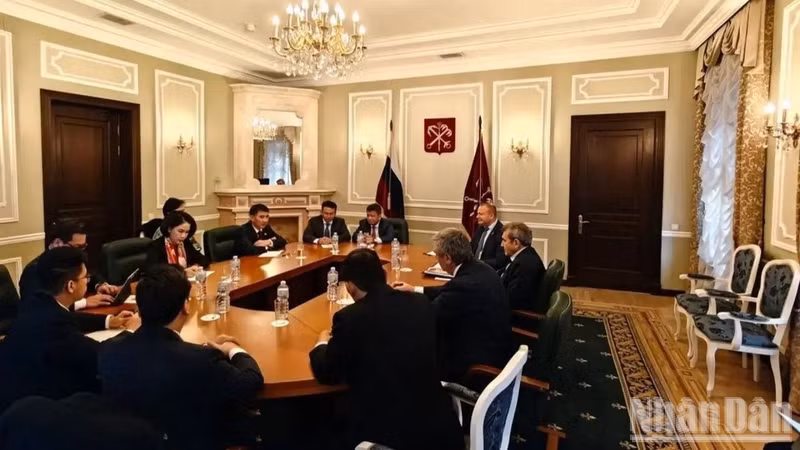 The two sides discuss a wide range of areas for cooperation.