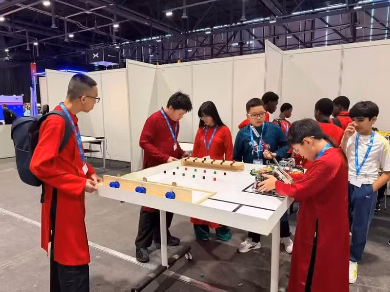 Mission Possible competes in the Junior division at the Robotics for Good Youth Challenge 2026 Grand Finale at the Palexpo Convention Centre in Geneva, Switzerland.