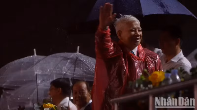 Former Politburo Member and former President Nguyen Minh Triet.