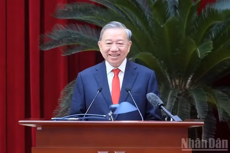 Party General Secretary and State President To Lam (Photo: NDO)