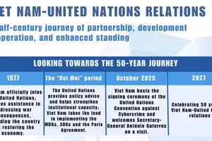 [Infographic] A half-century journey of partnership, development cooperation, and enhanced standing