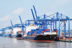 Logistics costs are among the factors directly affecting exported goods. Photo: NAM HAI