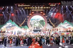 At the opening ceremony for the fourth Mong Ethnic Culture Festival 2026 (Photo: NDO)