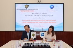 The MoU signing ceremony between the gency for Domestic Market Surveillance and Development and Procter & Gamble (P&G). (Photo: Ministry of Industry and Trade)