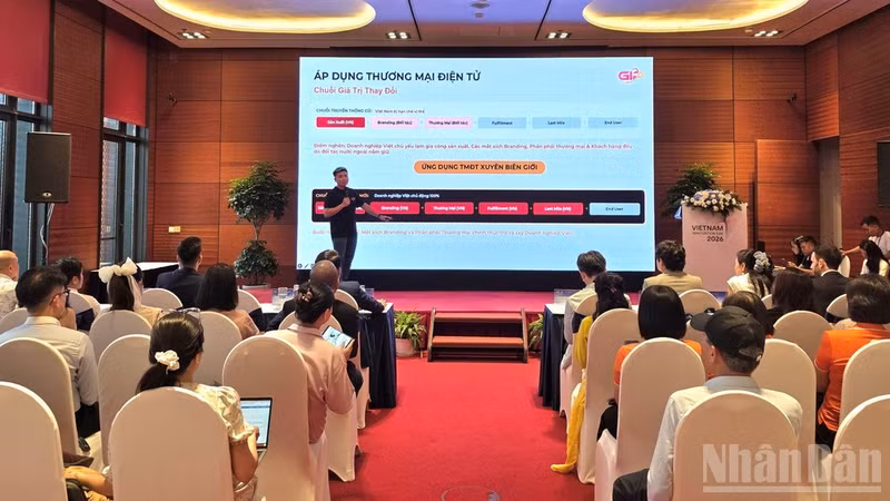 The seminar “Innovation and e-commerce in global value chains” (Photo: A.N)