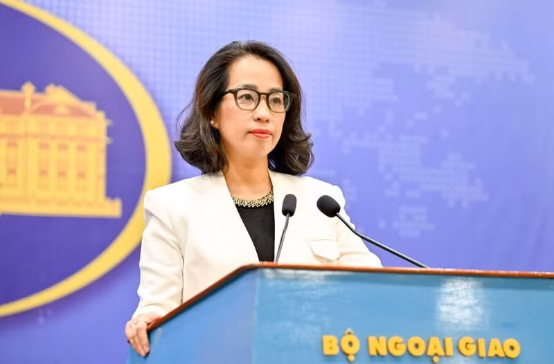 Spokeswoman of the Ministry of Foreign Affairs Pham Thu Hang (Photo: Ministry of Foreign Affairs)