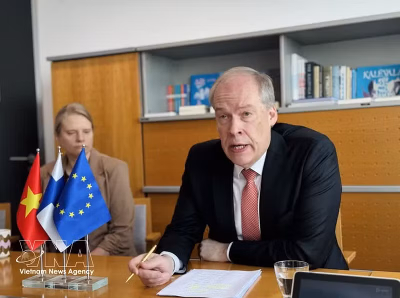 Under-Secretary of State for International Trade at the Finnish Ministry of Foreign Affairs Jarno Syrjälä. (Photo: VNA)