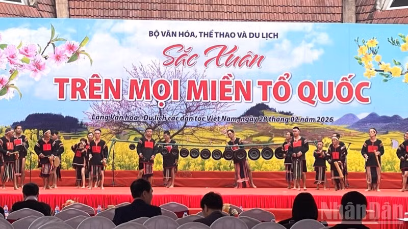 The programme is launched at the Viet Nam National Village for Ethnic Culture and Tourism.