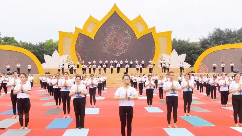 The International Yoga Day and Indian Cultural Exchange 2025, organised by the Lang Son Provincial People’s Committee in coordination with the Embassy of India in Viet Nam. (Photo: Anh Tuan)
