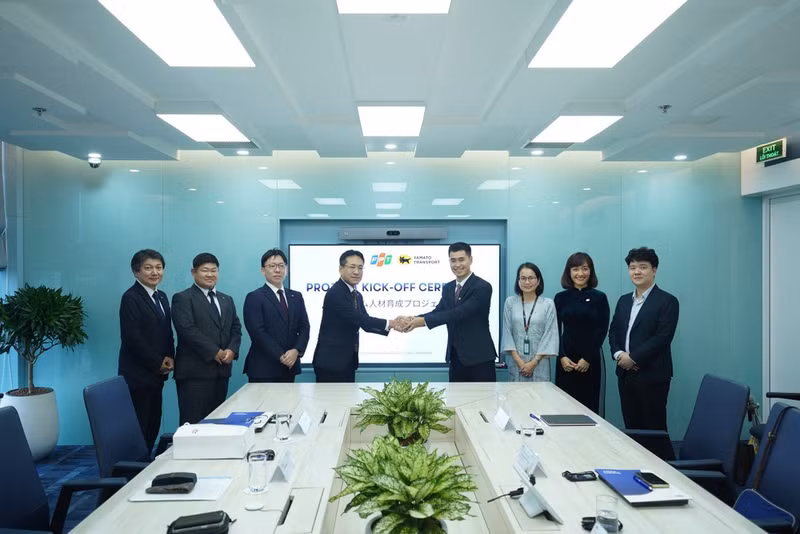 The Specified Skilled Worker (SSW) driver training programme jointly implemented by a Japanese company and FPT Polytechnic.