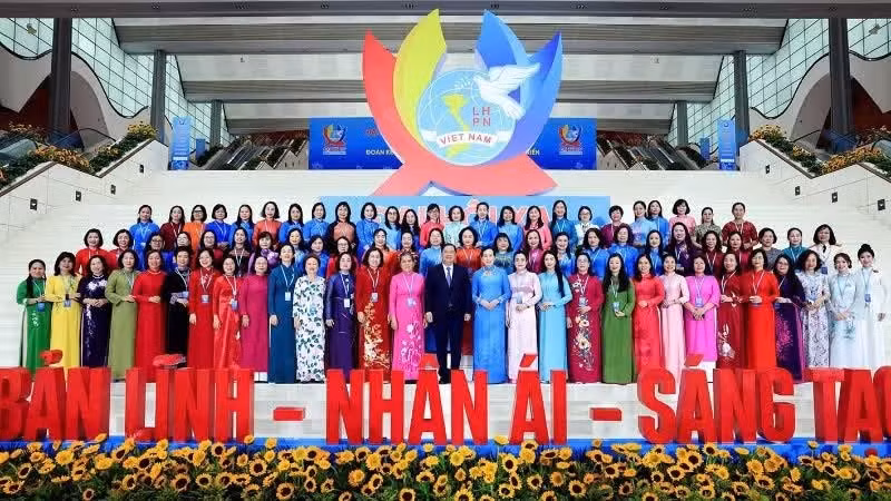 Delegates at the 14th National Congress of the Viet Nam Women's Union (VWU) for the 2026–2031 term (Photo: NDO)