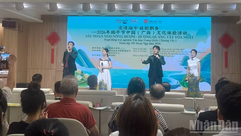 Chinese artists perform a cultural showcase at the event.