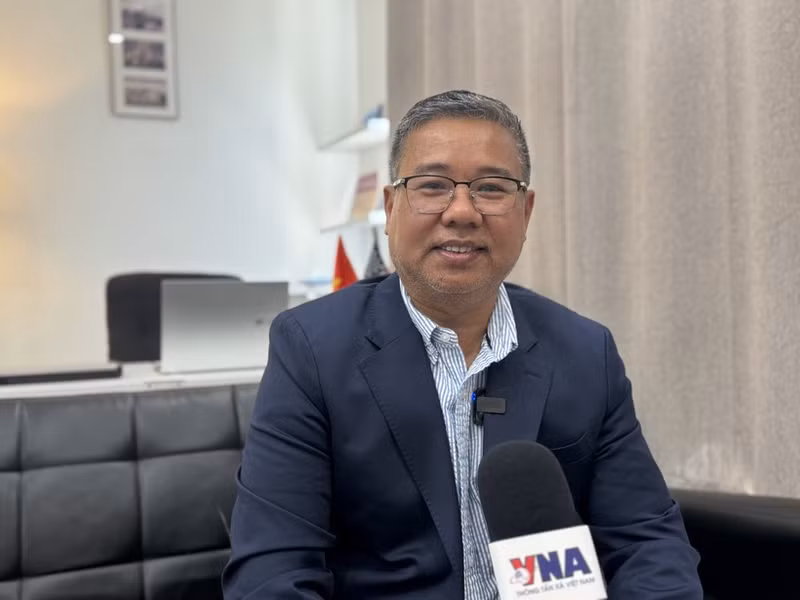 Chairman of the DMV Business and Patriotism Club Nguyen Quang Thanh (Photo: VNA)