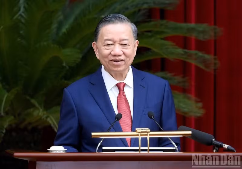 Party General Secretary and State President To Lam (Photo: DANG KHOA)