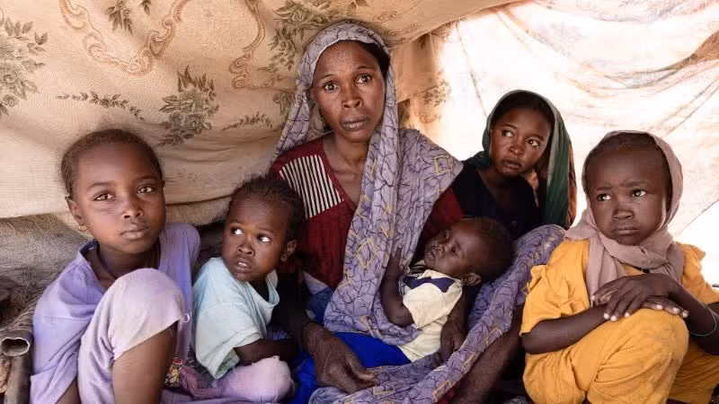 Refugees in Tawila, North Darfur, Sudan. (Photo: Xinhua/VNA)