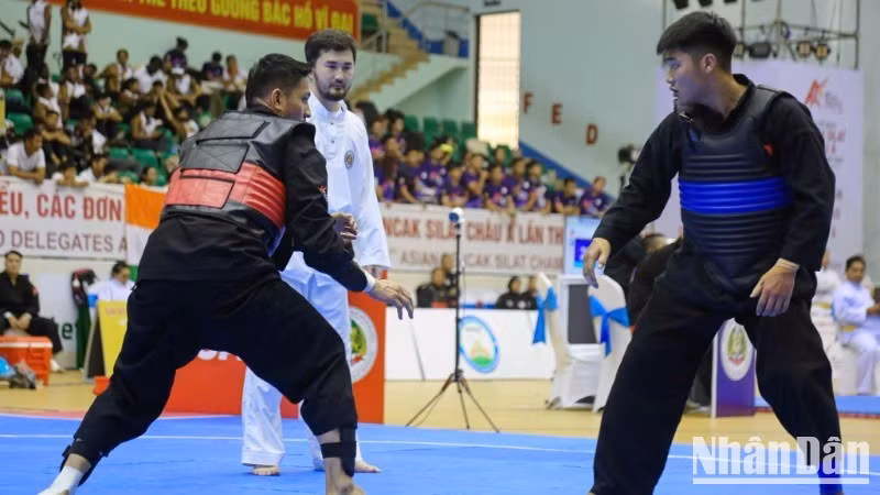 Athletes compete at the tournament (Photo: NDO)
