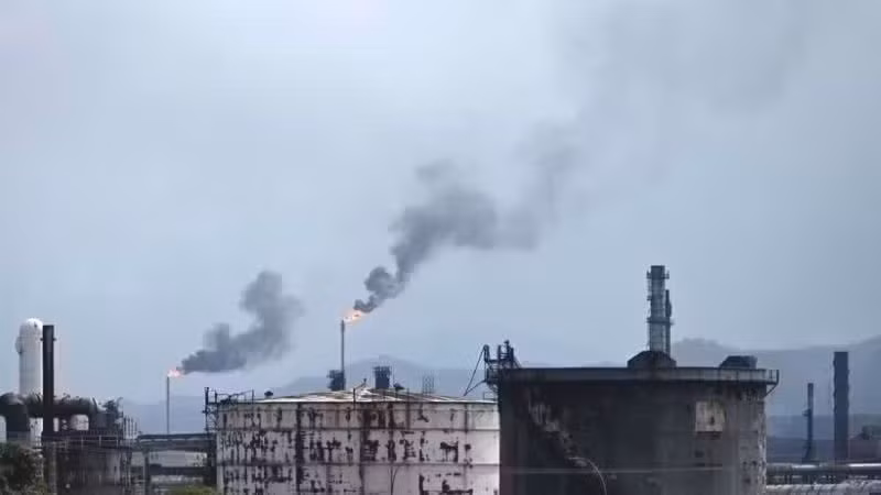 The petrochemical industrial complex in Anzoategui, Venezuela. (Photo: Xinhua)