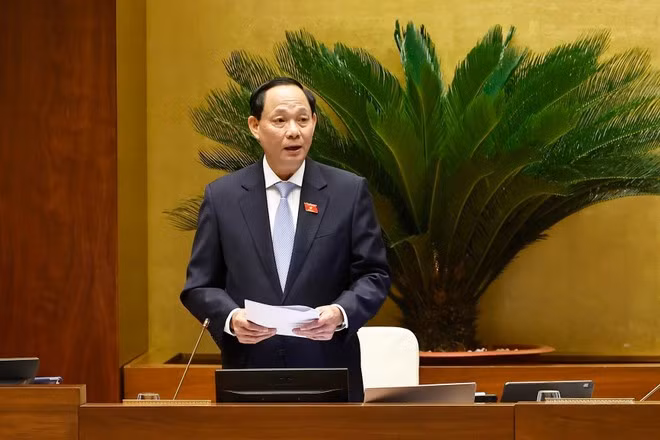 Vice Chairman of the National Assembly Tran Quang Phuong speaks at the event (Photo: VNA)