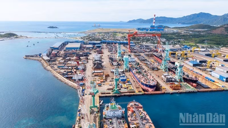 Van Phong Economic Zone is planned as the core of Khanh Hoa’s industrial and marine logistics development. (Photo: NGUYEN TRUNG)