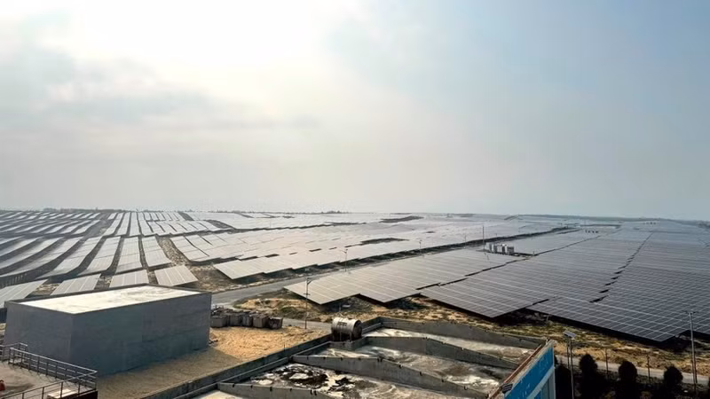 Phu My Solar Power Plant in Gia Lai Province. (Photo: NDO)