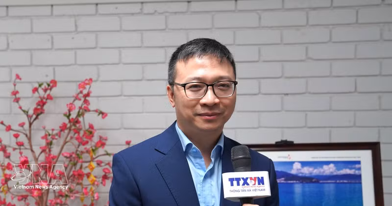 Do Gia Thang, Secretary-General of the Viet Nam Business Association in Australia (VBAA) and Chairman of the Viet Nam–Australia Young Entrepreneurs Club (Photo: VNA)