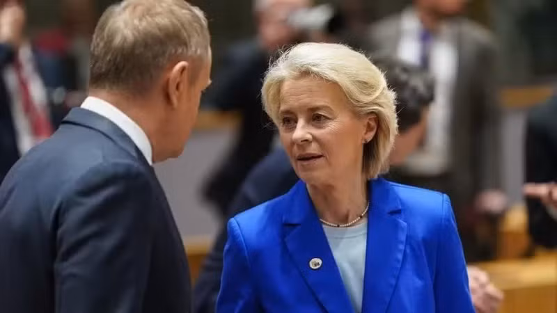President of the European Commission Ursula von der Leyen ahead of the EU Summit in Brussels, Belgium, on March 19, 2026. (Photo: XINHUA)
