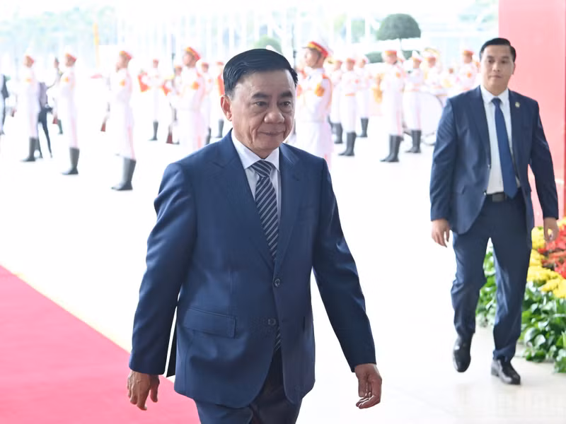 Permanent member of the Party Central Committee’s Secretariat Tran Cam Tu attends the congress.