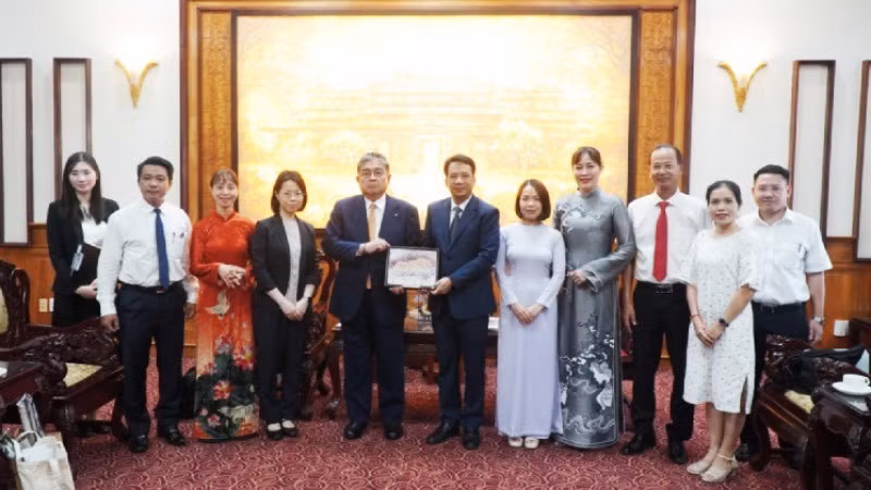 Hue City and Nara Prefecture (Japan) have cooperated in various fields. (Photo: Hue City Information Portal)