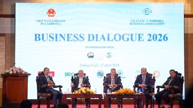 Business Dialogue 2026 is organised by the Vietnamese Embassy in Cambodia. (Photo: DINH TRUONG)