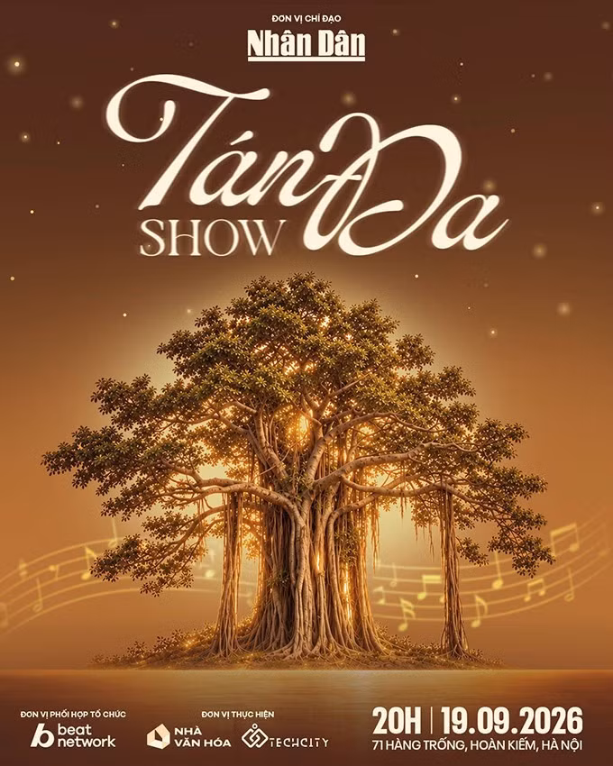 The programme will take place at 8 p.m. on September 19 on the grounds of Nhan Dan Newspaper overlooking Hoan Kiem Lake. (Photo: NDO)