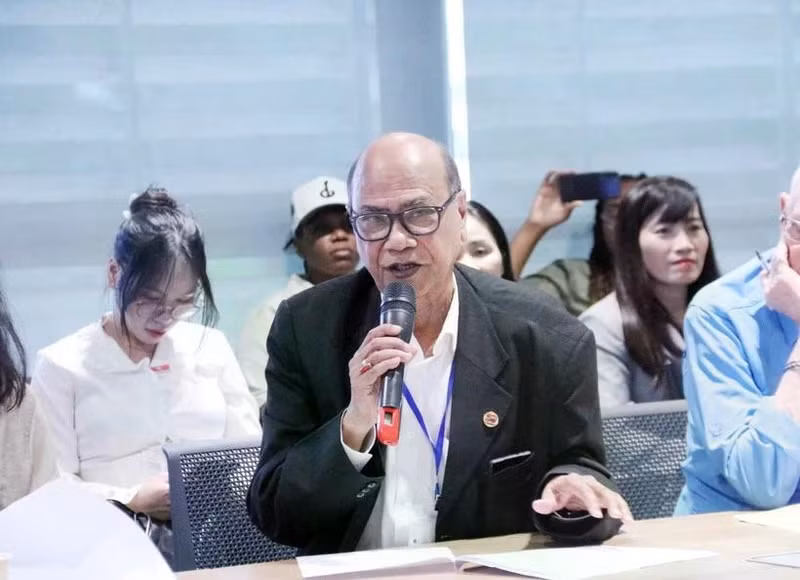 Pallab Sengupta, President of the World Peace Council. (Photo: VNA)