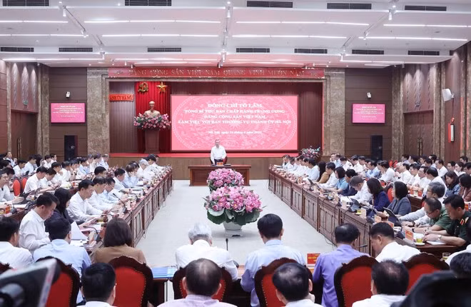 A view of the working session (Photo: VNA)