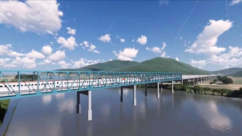A 3D rendering of the North-South high-speed railway, a key national project that is creating an urgent need for high-quality human resources