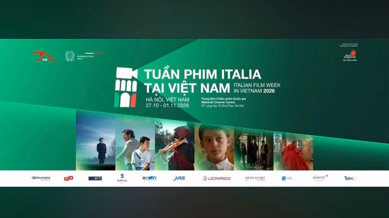Italy Film Week in Viet Nam 2026 will take place from October 27 to November 1. (Photo: Italy Film Week in Viet Nam)