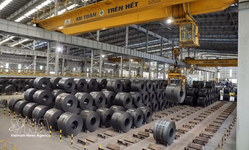 A Hoa Phat steel factory (Photo: VNA)