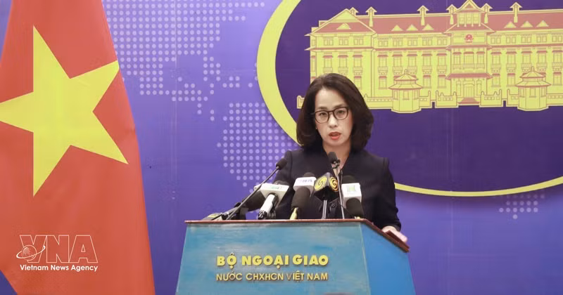 Spokesperson of the Ministry of Foreign Affairs Pham Thu Hang (Photo: VNA)