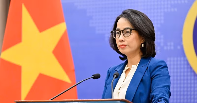 Spokeswoman of the Vietnamese Ministry of Foreign Affairs Pham Thu Hang. (Photo: Ministry of Foreign Affairs)