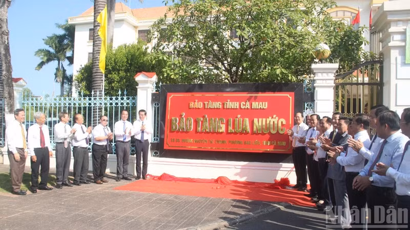 The launching ceremony of the Rice Museum in Ca Mau Province
