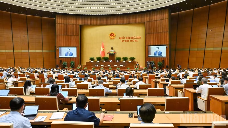 At the 16th National Assembly’s second session (Photo: NDO)