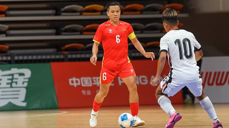 Viet Nam Futsal Team made a bright start. (Photo: VFF)